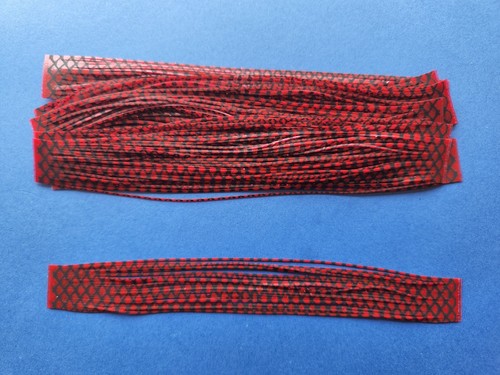 Silicone skirt tab red fish - 10,
