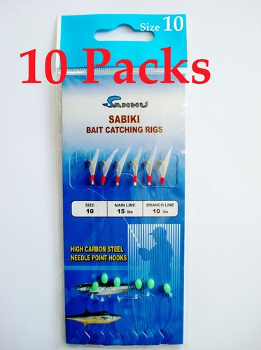 Packs size sabiki bait - ,